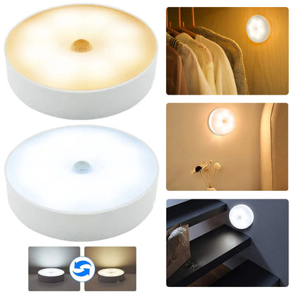 LED PIR Motion Sensor Light Color Switchable