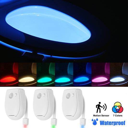 LED Toilet Night Light PIR Motion Sensor