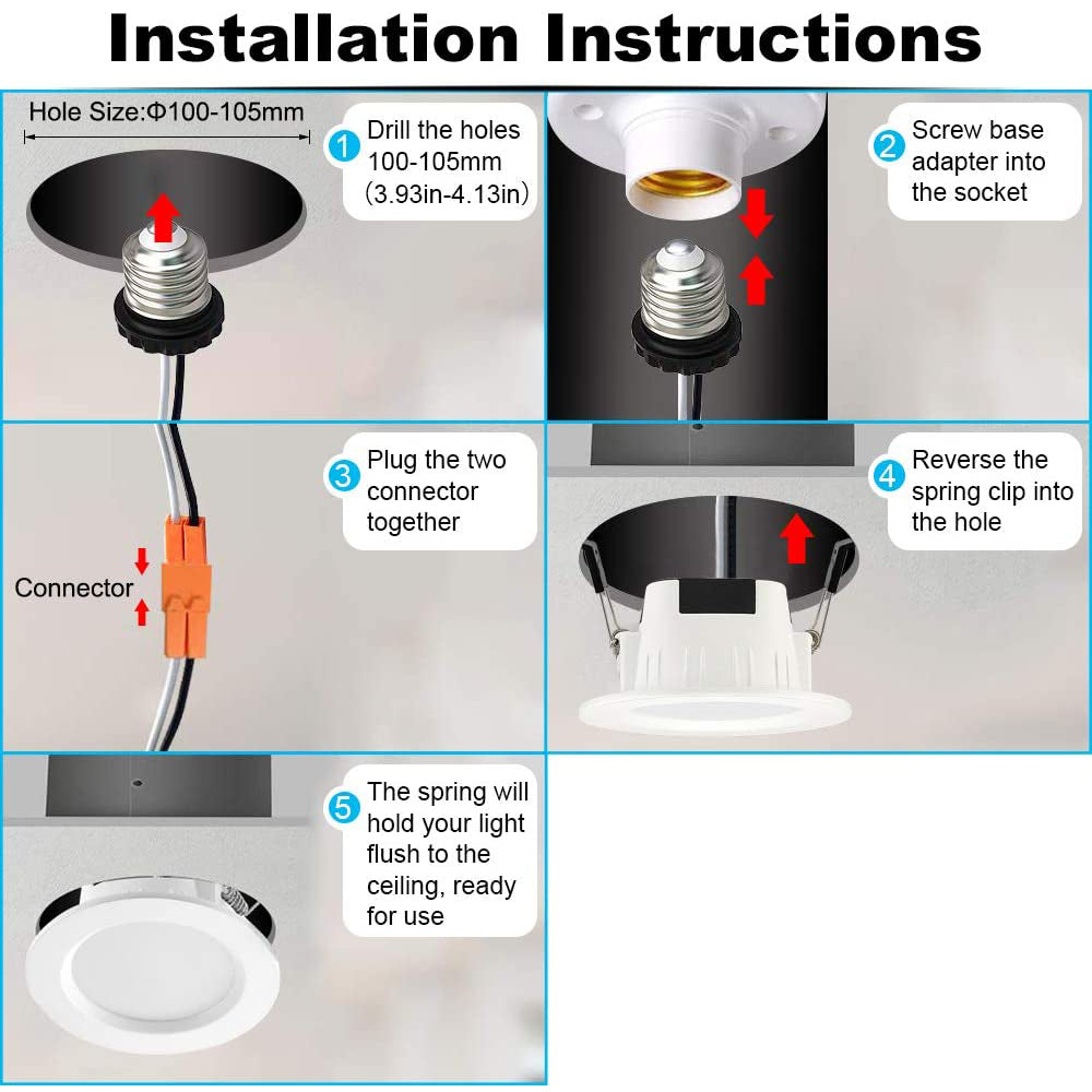 LED-Einbaustrahler Smart Wireless Bluetooth Mesh