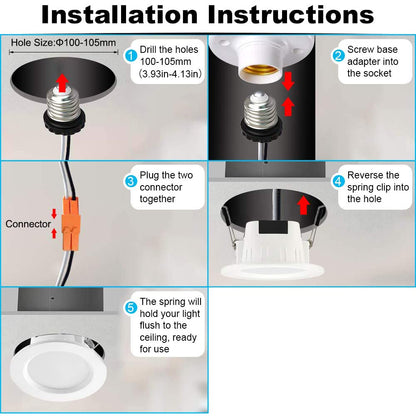 LED Recessed Downlights Smart Wireless Bluetooth Mesh