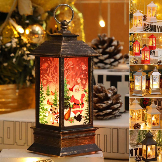 Flameless LED Candle Christmas Lamp