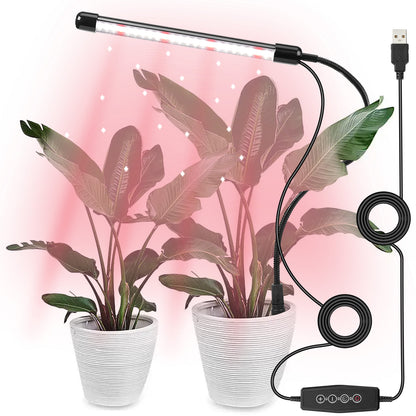 LED Grow Light Timer Setting 4/8/12H,5 Dimmable Levels