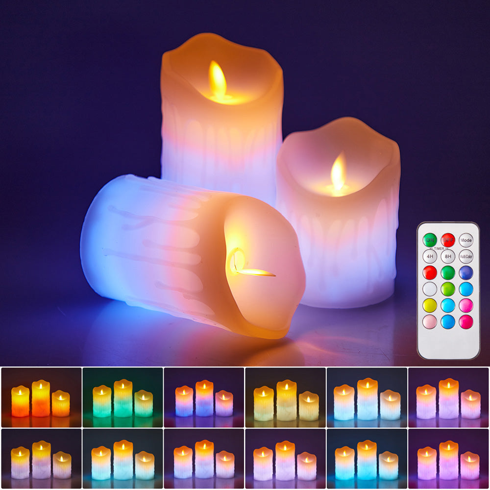 Bougies LED sans flamme