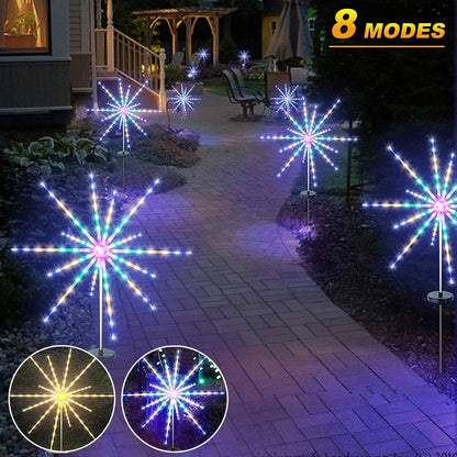 Solar Firework Meteor Lights