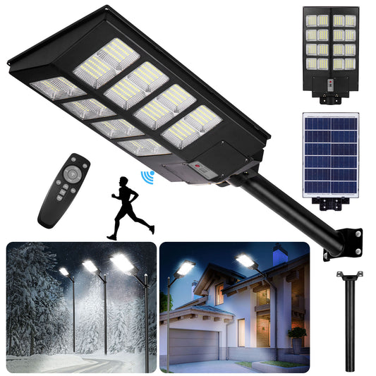 LED Motion Sensor Solar Parking Lot Light