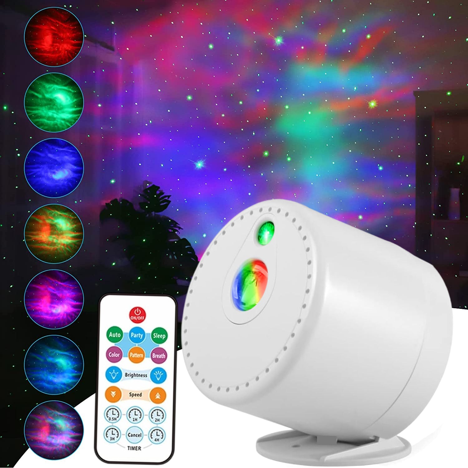 LED Star Projector RGB Fullcolor Aurora – Sunicol