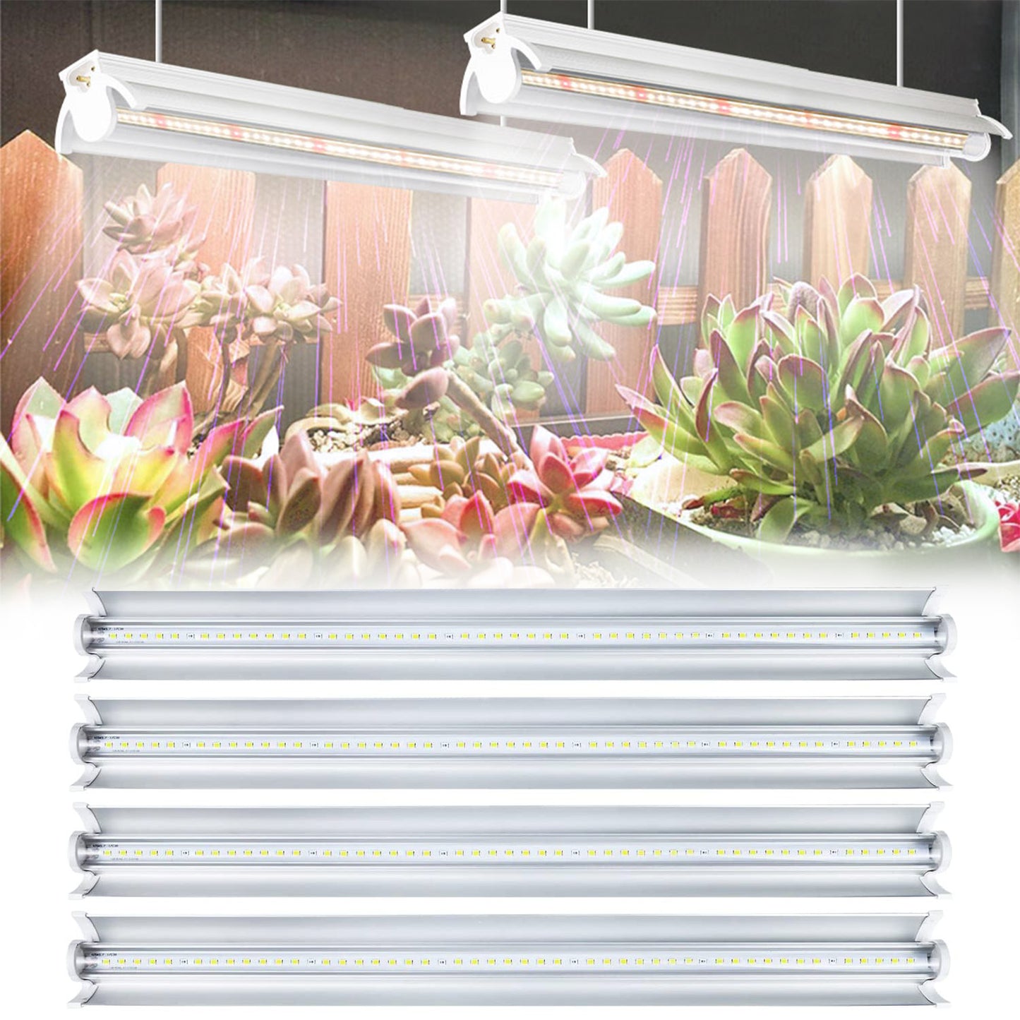 Grow Light T5 ( 2pcs/4pcs x 10 Watts)