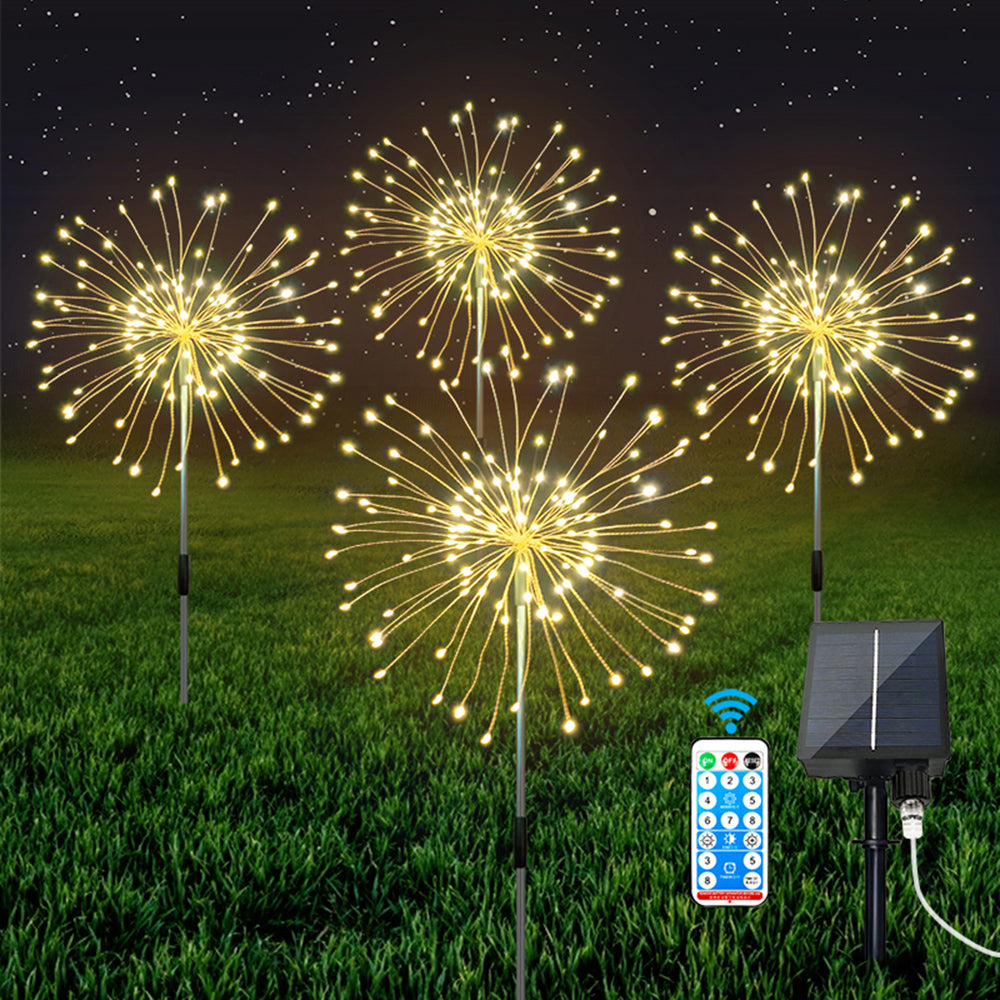 LED DIY Firework Solar Lights