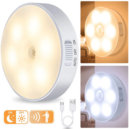 Rechargeable PIR Motion Sensor Light