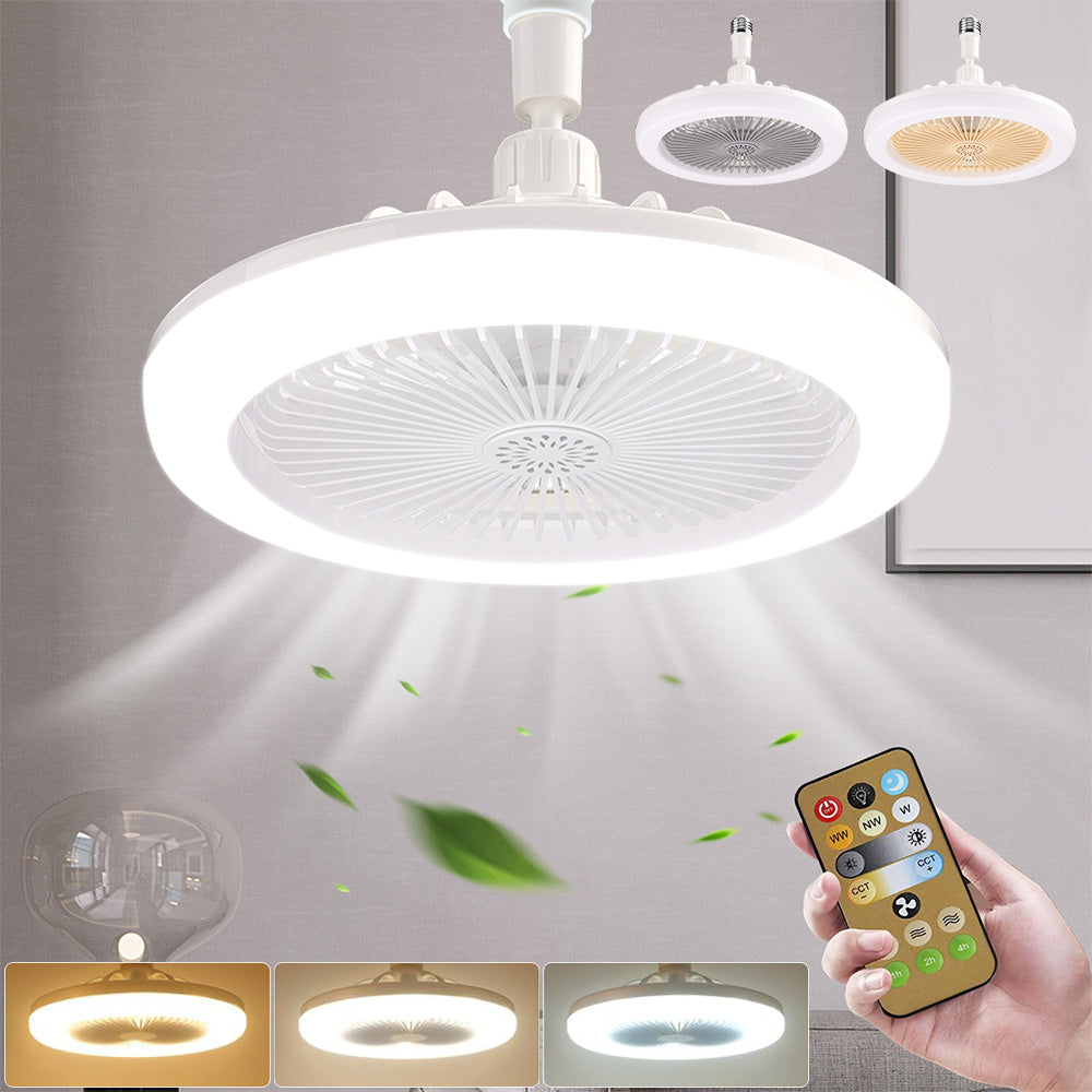 Enclosed Mini Ceiling Fan with Light