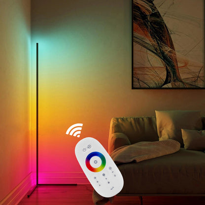 LED Corner Floor Lamp RGB Lighting Dimmable