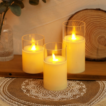 LED Flameless Pillar Votive Candles