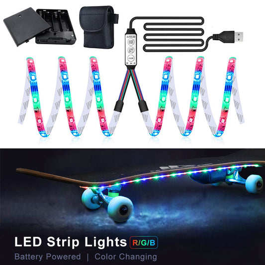 LED-Skateboard-Roller-Lichter für Nachtfahrten