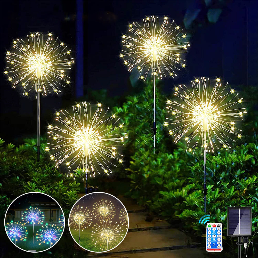 LED DIY Firework Solar Lights