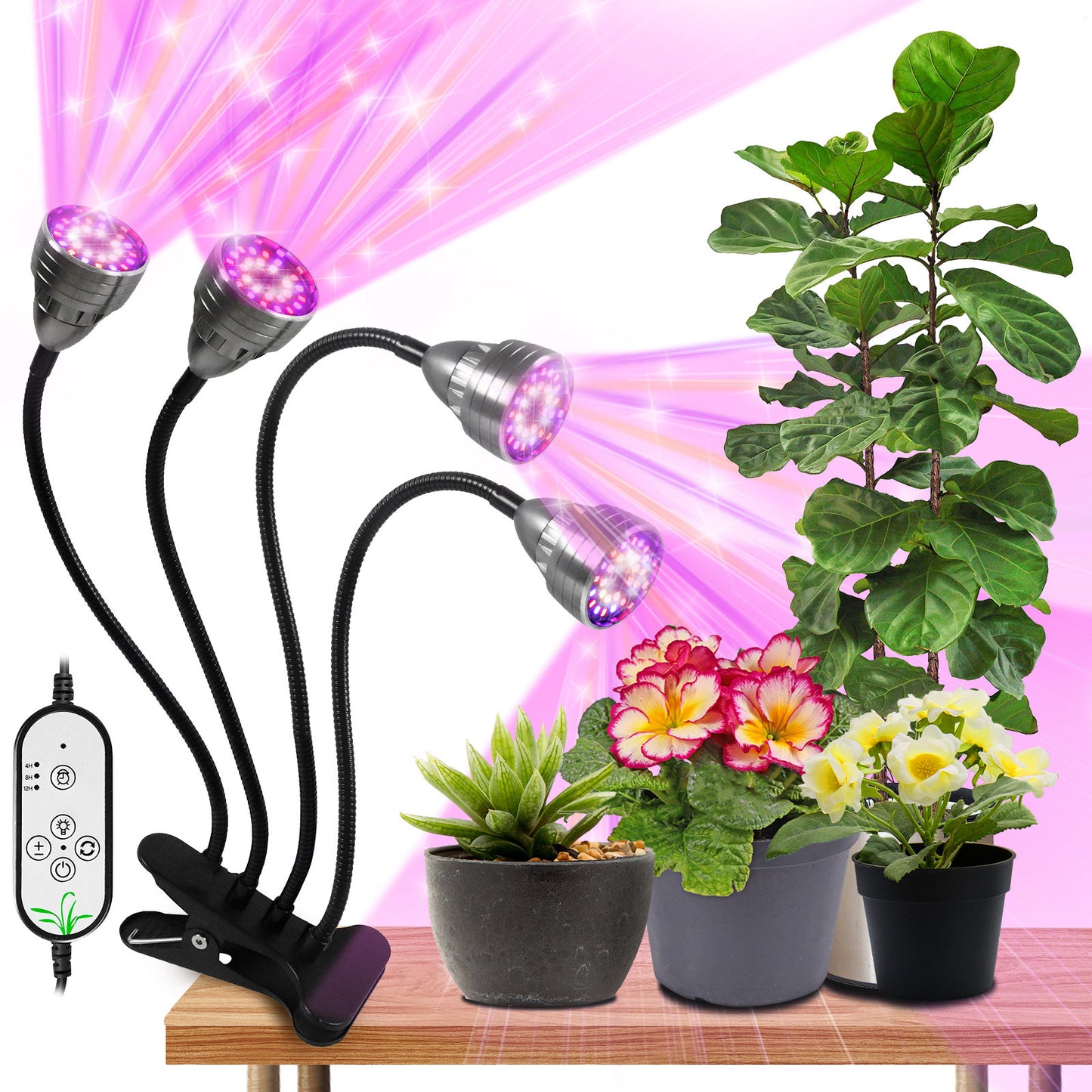 Lampes LED pour plantes à clipser