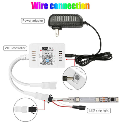 WiFi Voice Music SPI Led Controller