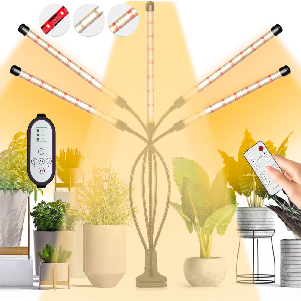 Full Spectrum LED Plant Lights with Timer Auto On/Off