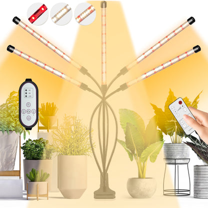 Lampes LED pour plantes à spectre complet avec minuterie marche/arrêt automatique