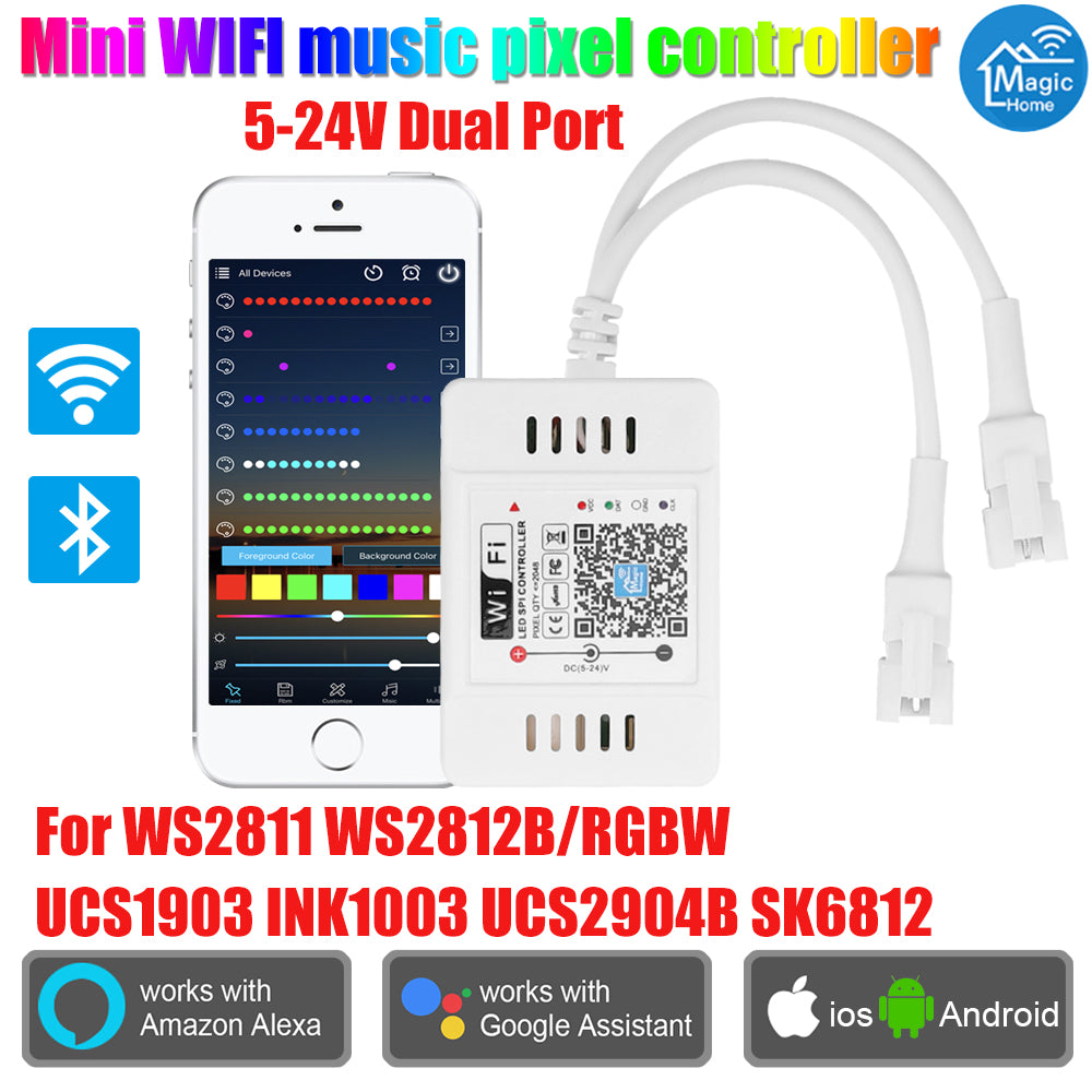 WiFi Voice Music SPI Led Controller