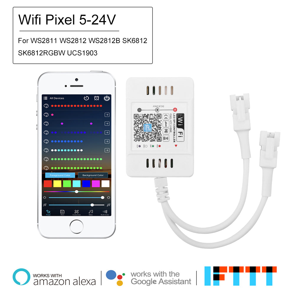 WiFi Voice Music SPI Led Controller