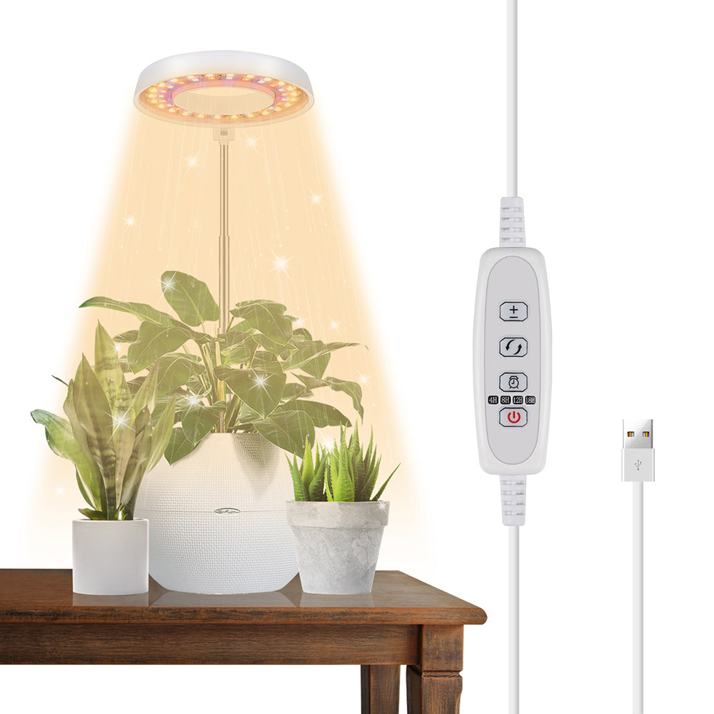 Lámpara LED de cultivo de plantas Halo de espectro completo