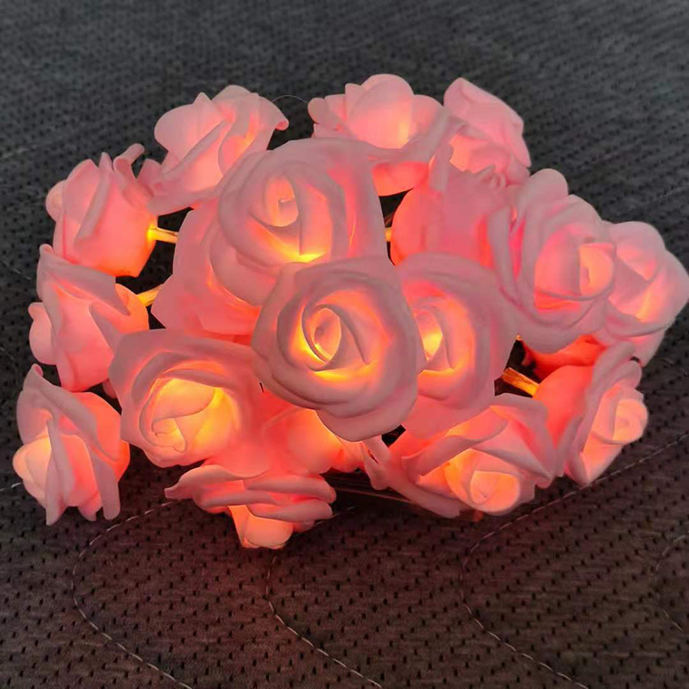 Guirlande Lumineuse Fée Fleur Rose