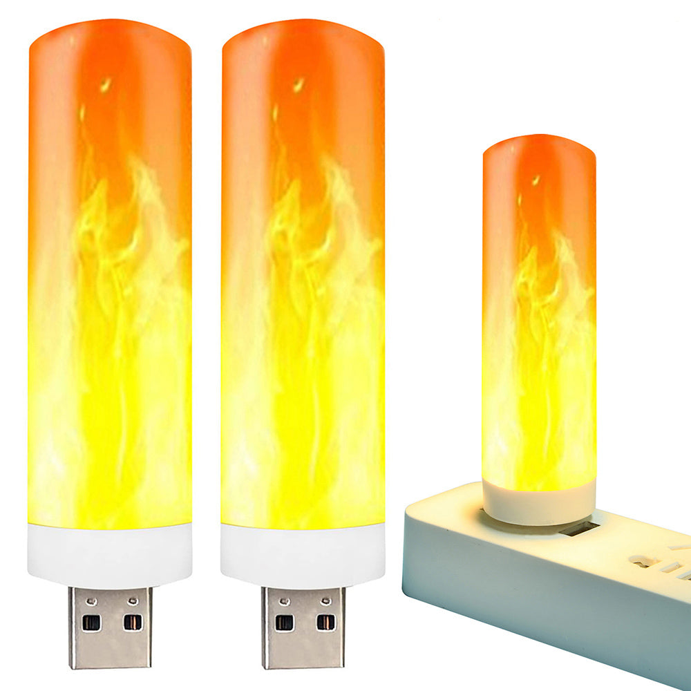 USB LED Flame Effect Light