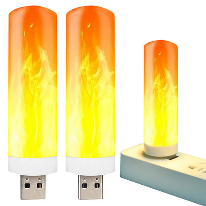 Lumière à effet de flamme LED USB