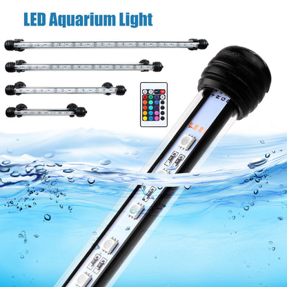 Lámpara LED de burbujas de aire impermeable para acuario