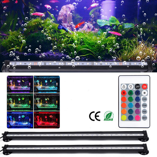 Lumière LED RVB à changement de couleur pour aquarium.