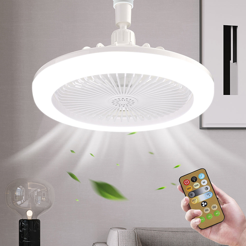 Enclosed Mini Ceiling Fan with Light