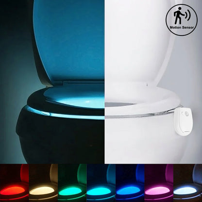 LED Toilet Night Light PIR Motion Sensor