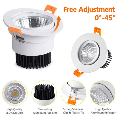 LED Downlight COB Recessed Ceiling Light 3W/10W