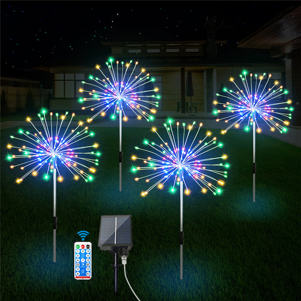 LED DIY Firework Solar Lights