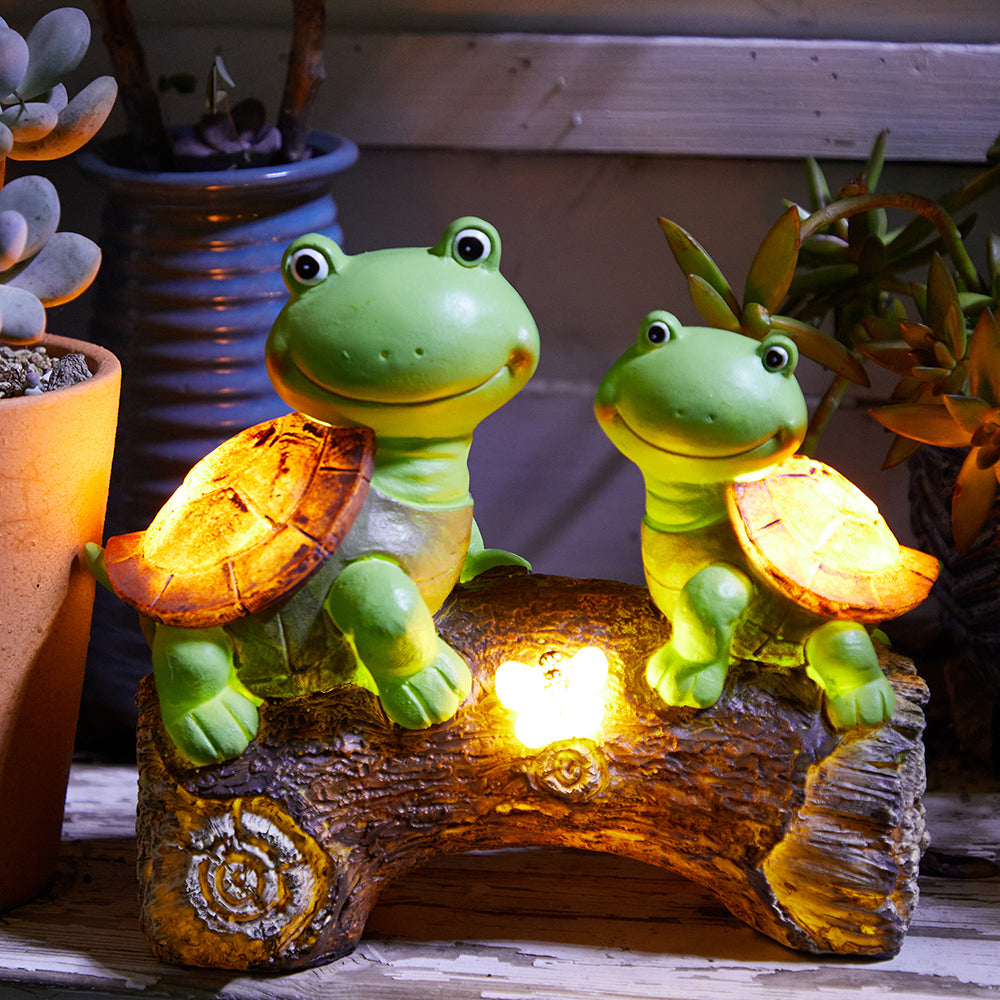 Waterproof Solar Garden Animal & Statue Resin Figurine Lights