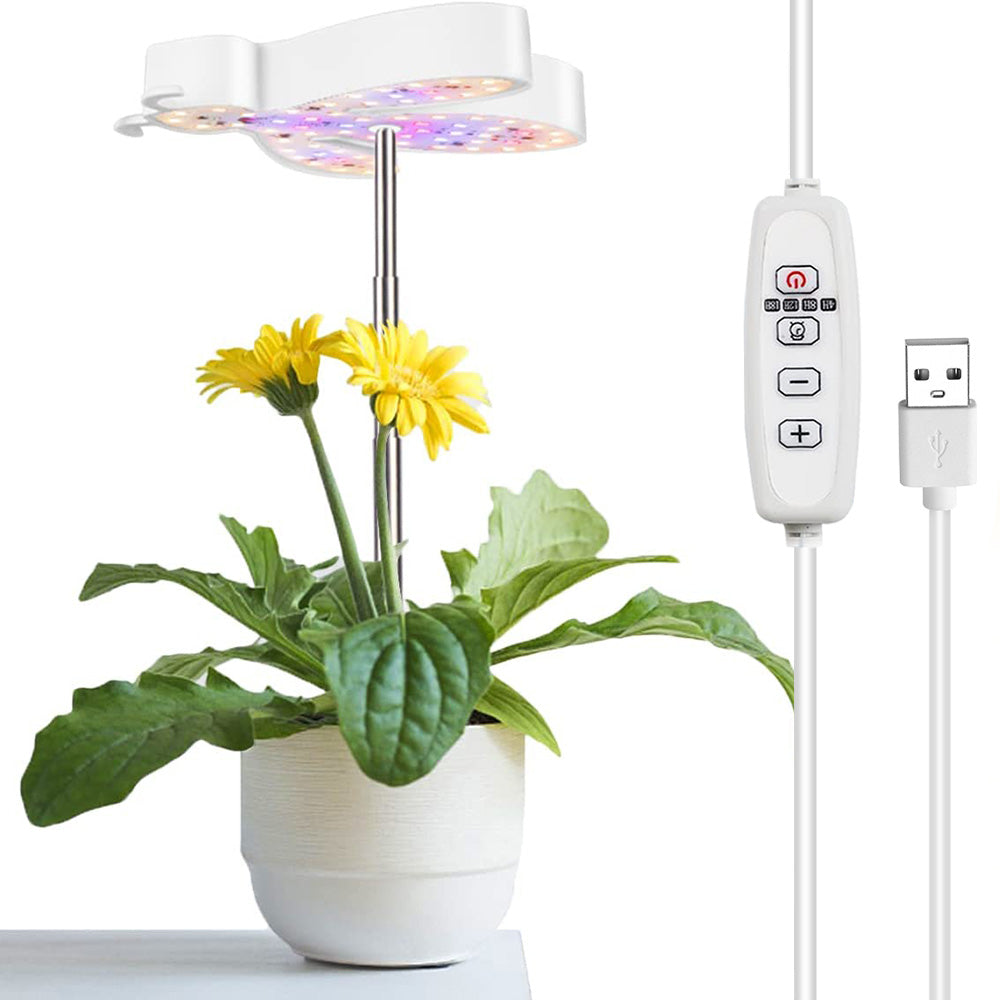 Lindas luces de cultivo LED con forma de abeja