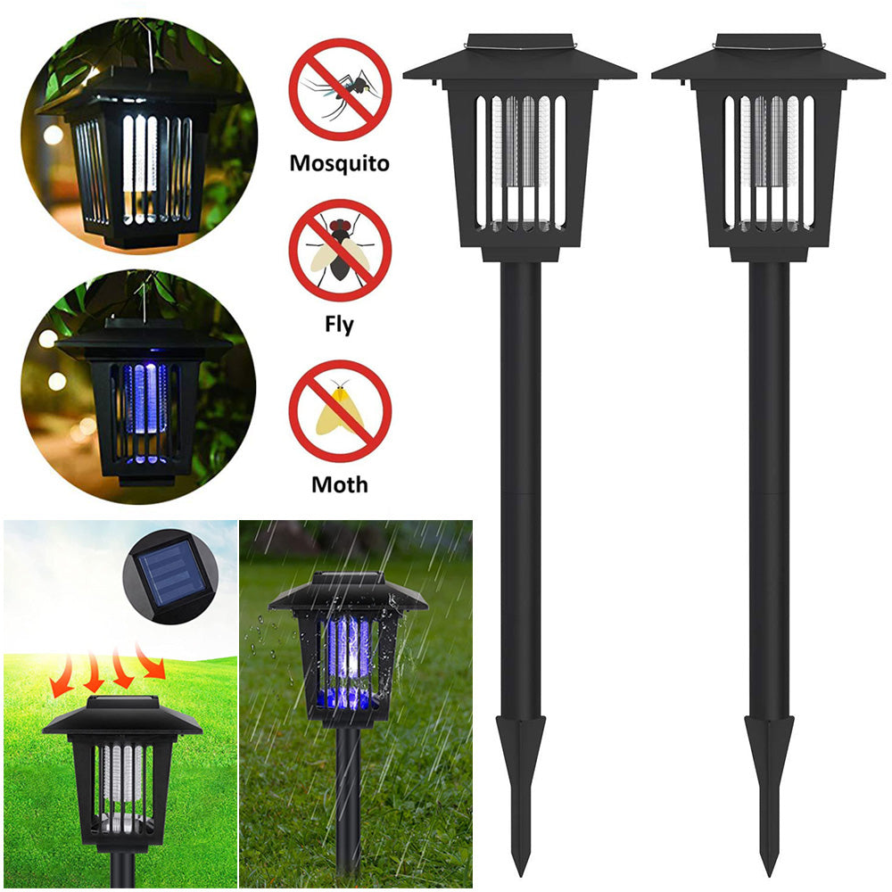 Solar Pathway Lights LED Mosquito Killer Light