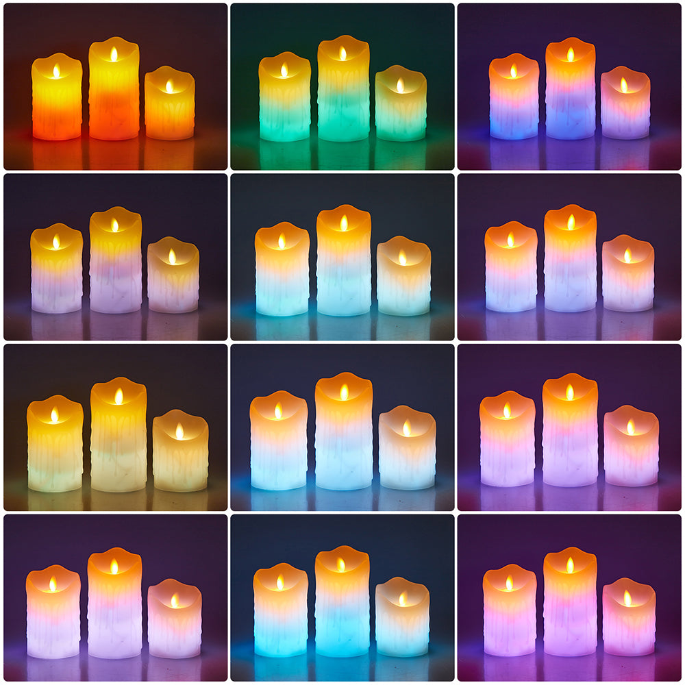 Bougies LED sans flamme