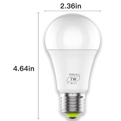 Ampoule LED intelligente E27/B22 Wifi