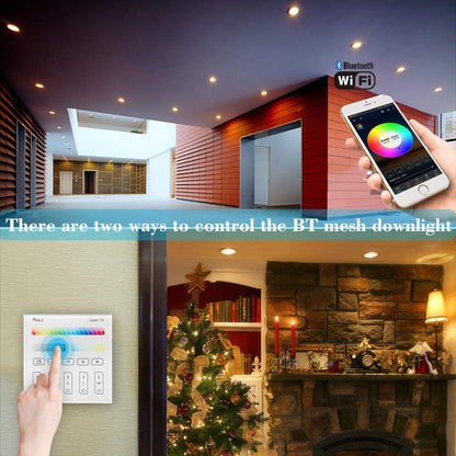 Spots encastrés LED Smart Wireless Bluetooth Mesh