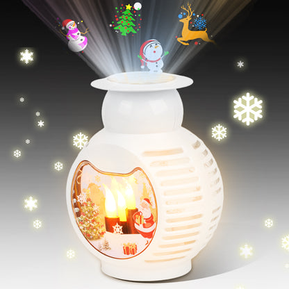 Christmas Snow Globe Lantern