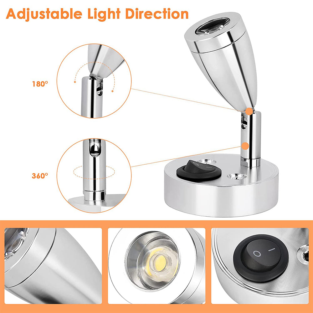 Foco LED para lectura de luz interior de RV