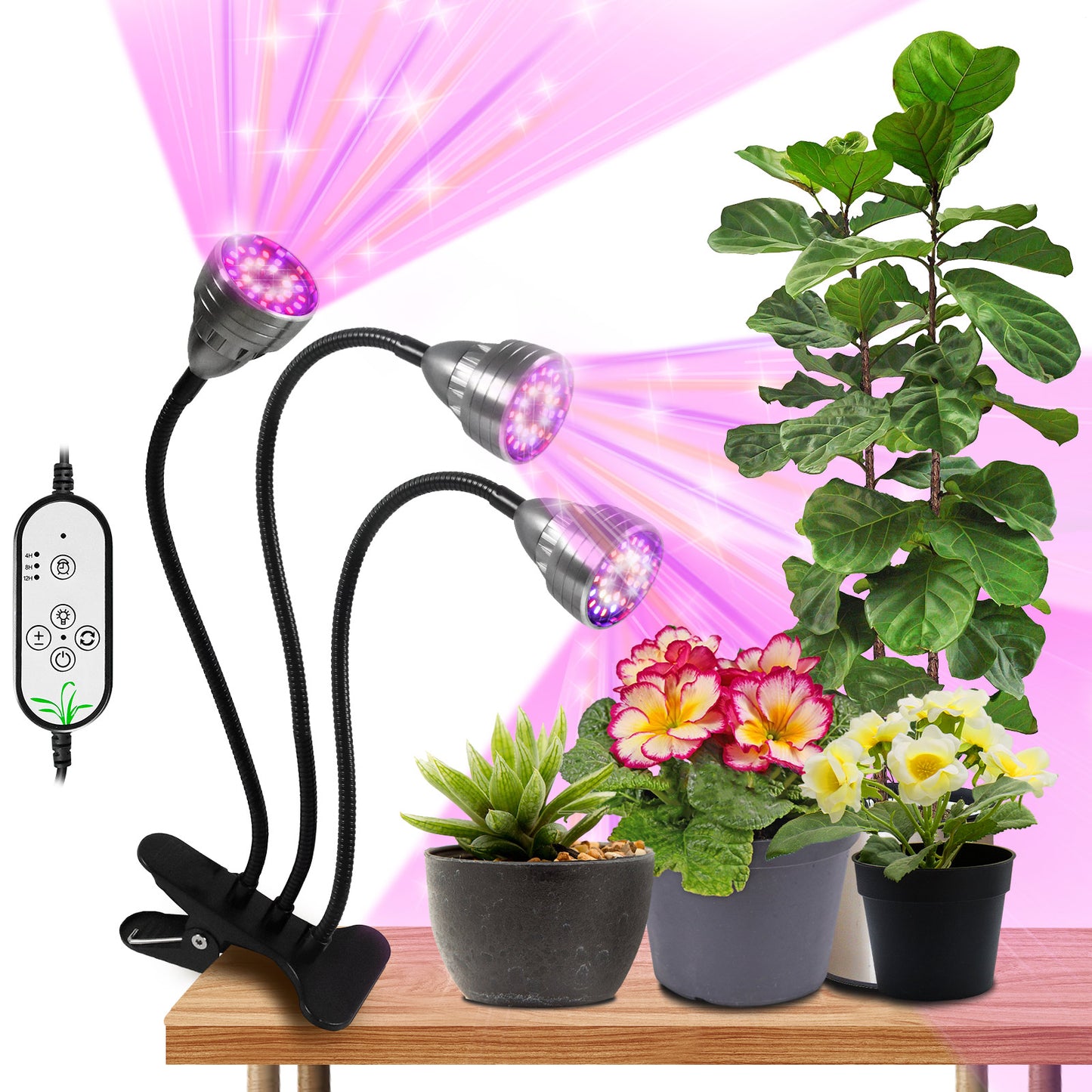 Lampes LED pour plantes à clipser