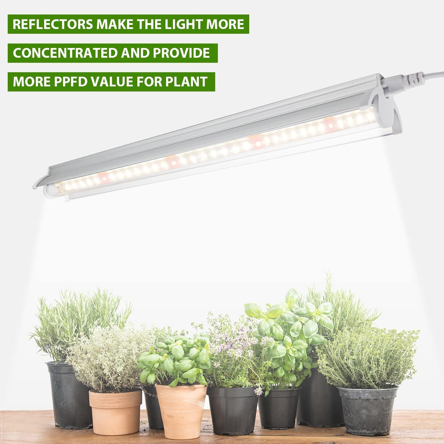 Grow Light T5 ( 2pcs/4pcs x 10 Watts)