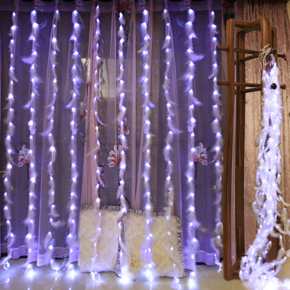 DIY LED Window Curtain String Light