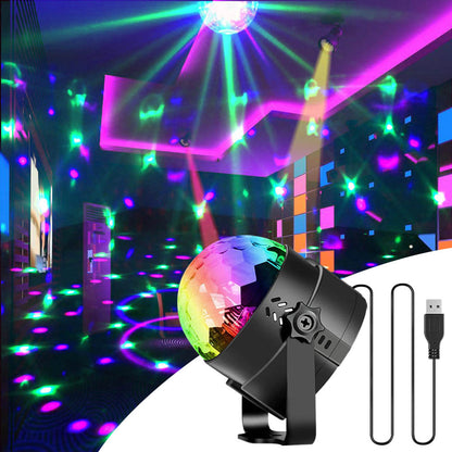 Party-Bühnenbeleuchtung, Disco-Kugel-Licht, RGB-Farben