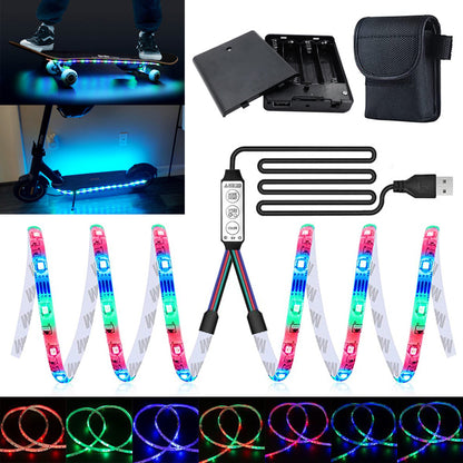 LED-Skateboard-Roller-Lichter für Nachtfahrten