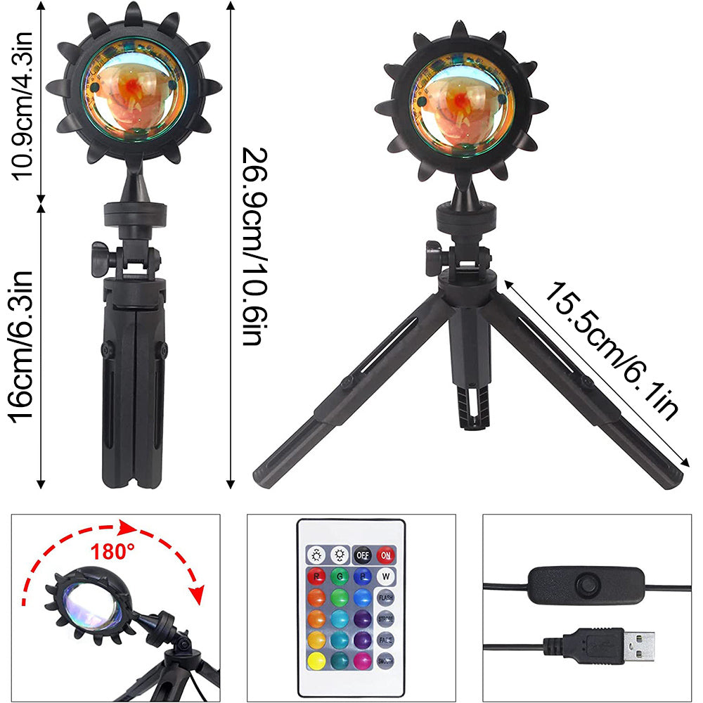 USB-Sonnenuntergang-Projektorlampe, Nachtlicht