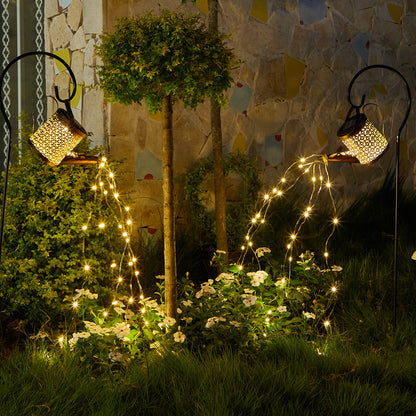 Arrosoir solaire avec lumières, piquet de jardin décoratif