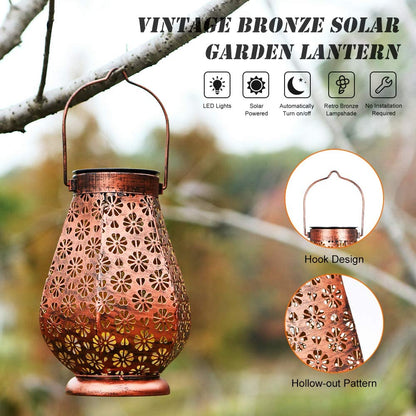 Solar Garden Lanterns Outdoor Hanging Lights